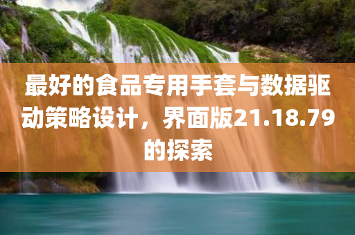 最好的食品专用手套与数据驱动策略设计，界面版21.18.79的探索