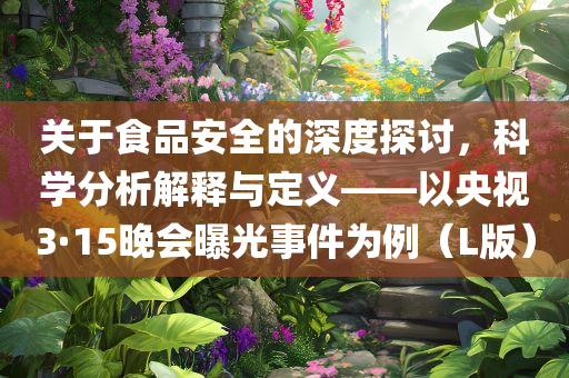 关于食品安全的深度探讨，科学分析解释与定义——以央视3·15晚会曝光事件为例（L版）