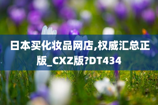 日本买化妆品网店,权威汇总正版_CXZ版?DT434