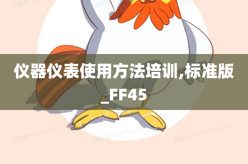 仪器仪表使用方法培训,标准版_FF45