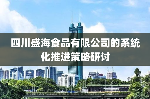 四川盛海食品有限公司的系统化推进策略研讨