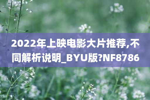 2022年上映电影大片推荐,不同解析说明_BYU版?NF8786